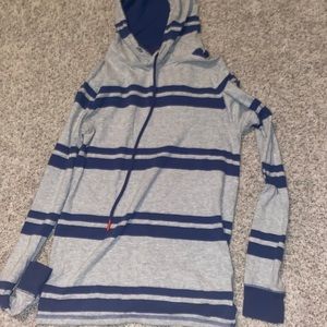 Boys small striped hoodie